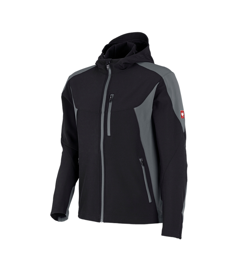 Softshell jacket e.s.vision black/cement | Strauss