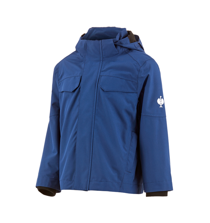 Jackets: Rain jacket e.s.concrete, children's + alkaliblue 2