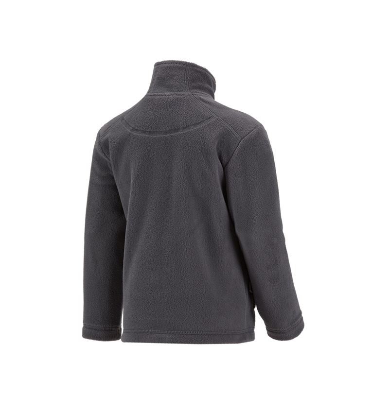 Jacken: e.s. Fleecejacke CI, Kinder + anthrazit 1
