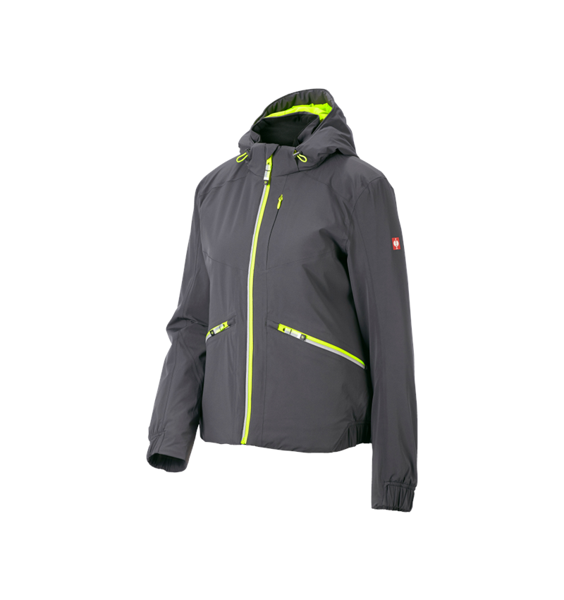 Vestes de travail: Veste d'hiver e.s.ambition, femmes + anthracite/jaune fluo 5
