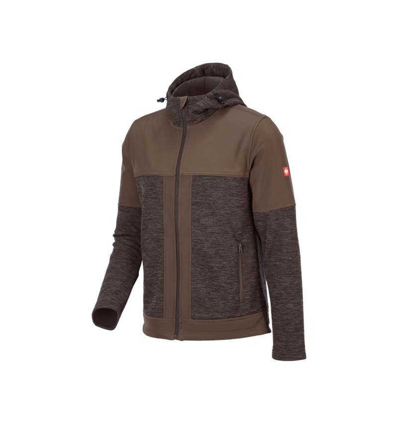 Vestes de travail: e.s. Veste hybride + noisette/marron 5