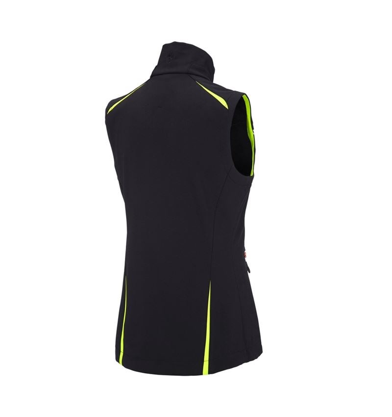 Thèmes: Gilet softshell e.s.motion 2020, femmes + noir/jaune fluo/orange fluo 5