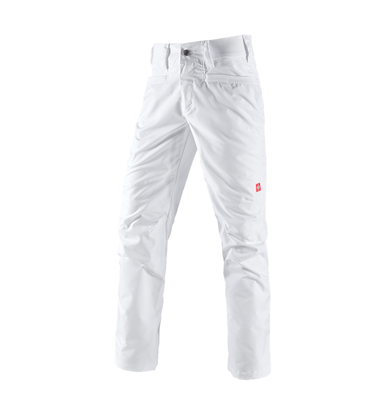 Hosen: e.s. Berufshose base, Herren + weiß