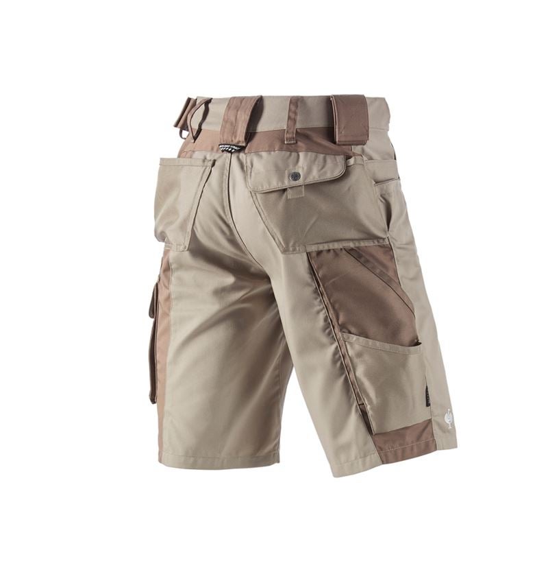 Work Trousers: Shorts e.s.motion + clay/peat 3