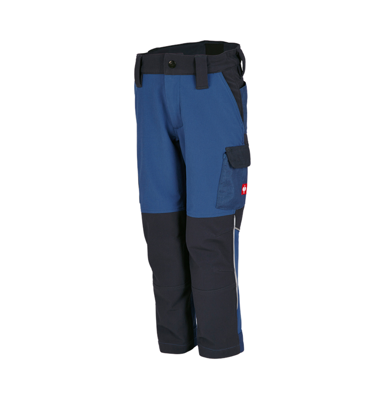 Hosen: Funktions Cargohose e.s.dynashield, Kinder + kobalt/pazifik 2