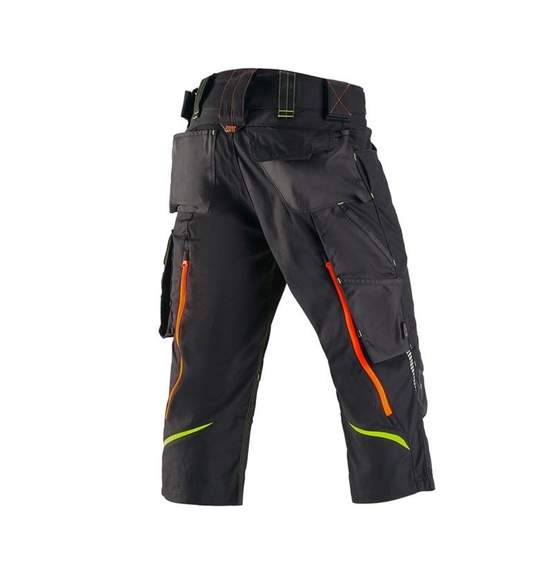 Topics: 3/4 length trousers e.s.motion 2020 + black/high-vis yellow/high-vis orange 3