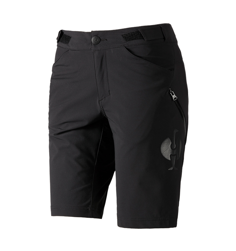 Hosen: Funktions Short e.s.trail, Damen + schwarz 3