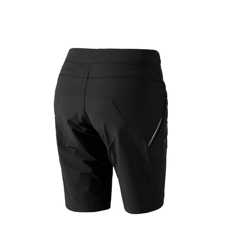 Hosen: Funktions Short e.s.trail, Damen + schwarz 4