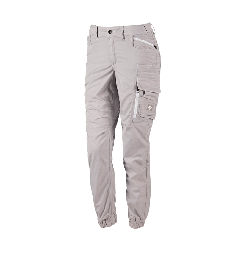 Pantalons de travail: Pantalon Cargo e.s.motion ten d’été,femmes + gris opale 2