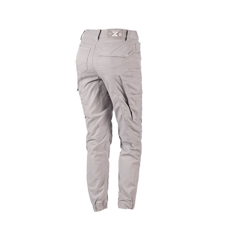 Pantalons de travail: Pantalon Cargo e.s.motion ten d’été,femmes + gris opale 3