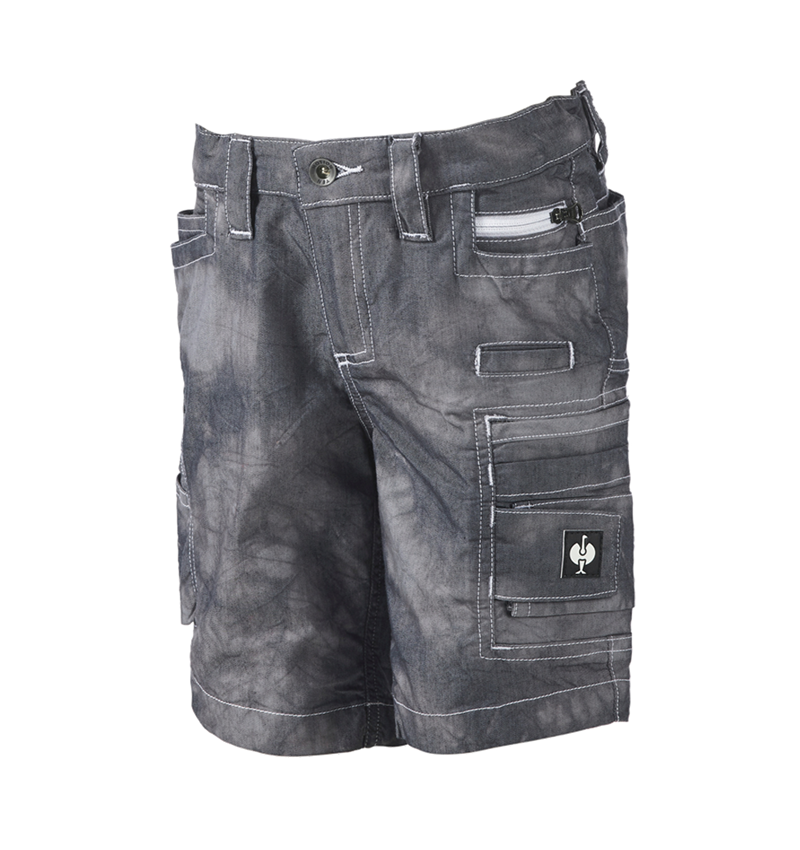 Shorts: Short cargo e.s.motion ten d’été, enfants + noir oxyde vintage
