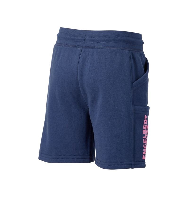 Accessories: Sweat short light e.s.trail, children's + deepblue/tarapink 4