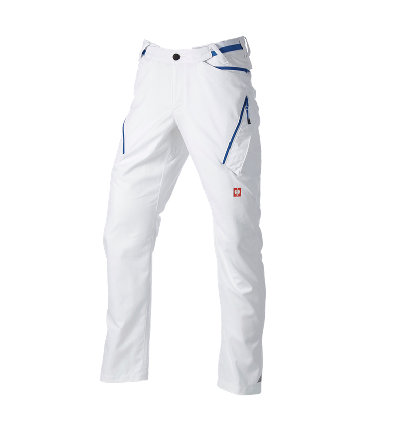 Hosen: Multipocket-Hose e.s.ambition + weiß/enzianblau 7