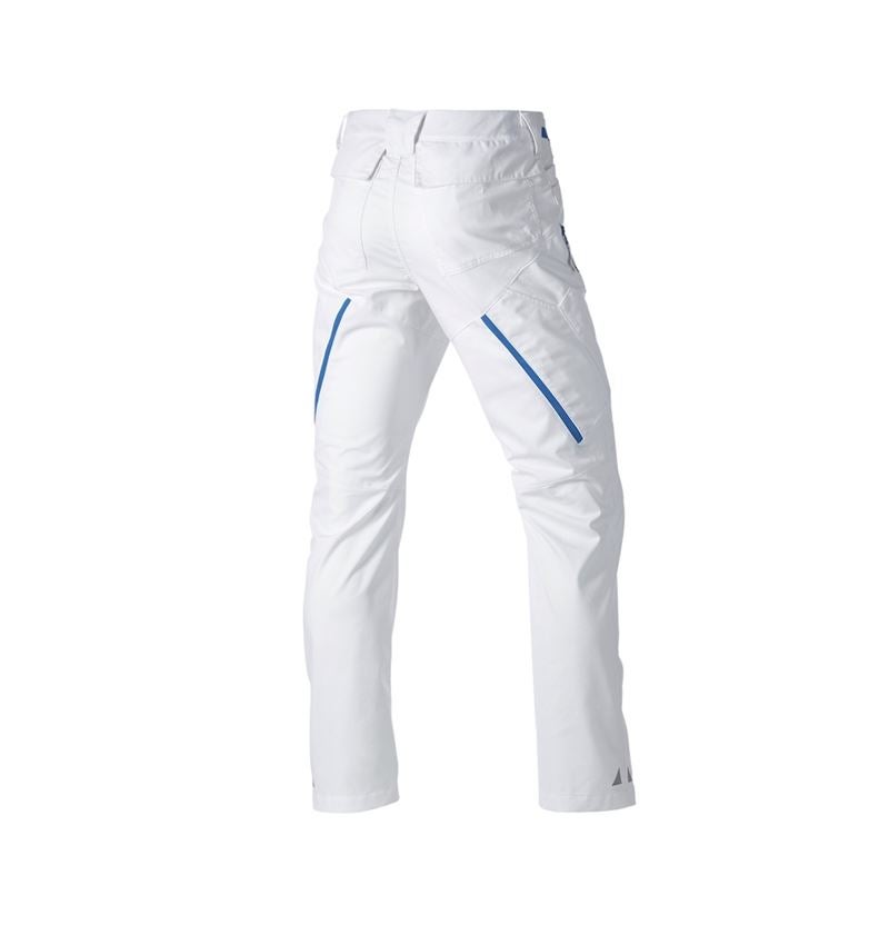 Hosen: Multipocket-Hose e.s.ambition + weiß/enzianblau 8
