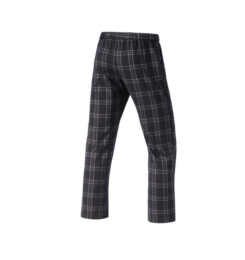 Accessories: e.s. Checkered Pyjama Bottoms + black/basaltgrey 5