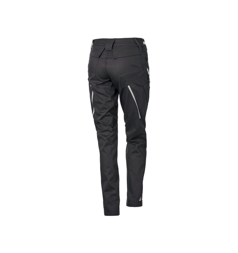 Pantalons de travail: Pantalon à poches multiples e.s.ambition, femmes + noir/platine 4