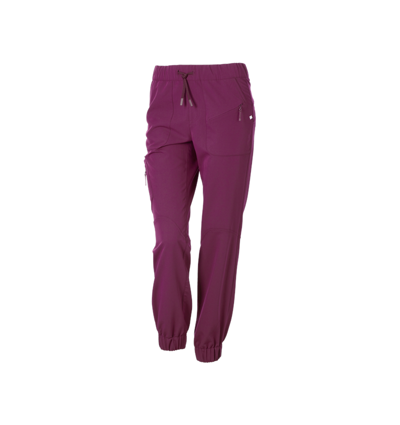 Work Trousers: Multi-Pocket Trousers e.s.avida, ladies’ + redviolet 3