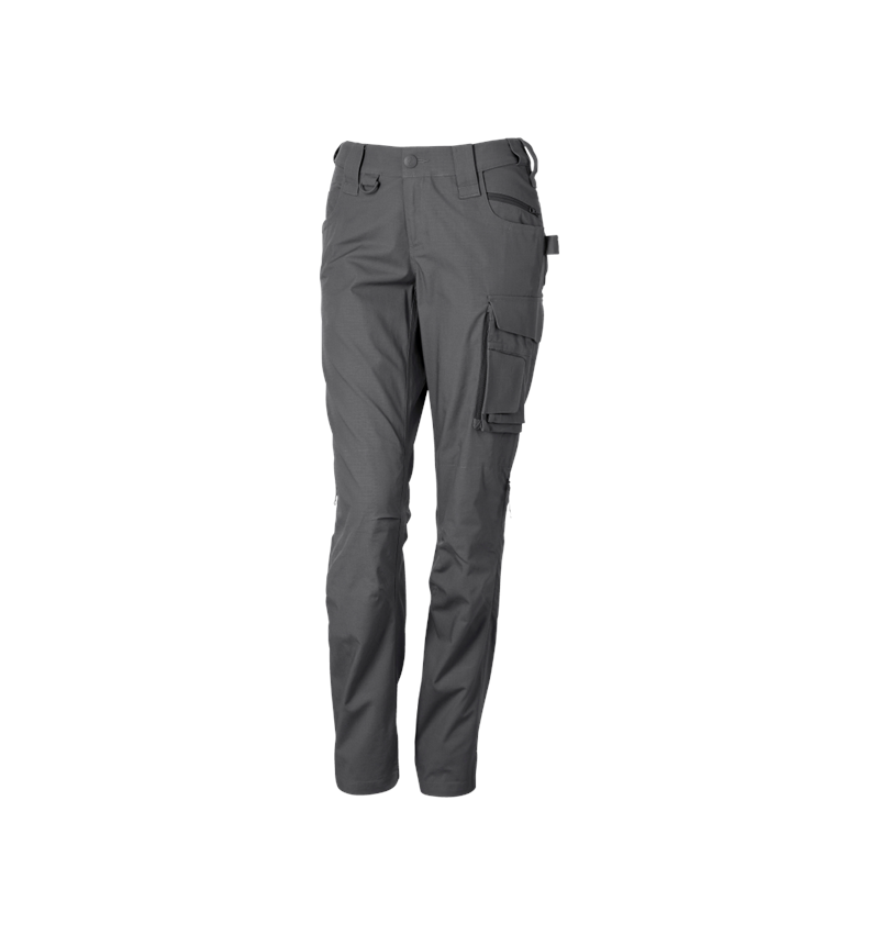 Work Trousers: Trousers e.s.e:pic ripstop, ladies' + carbongrey 5