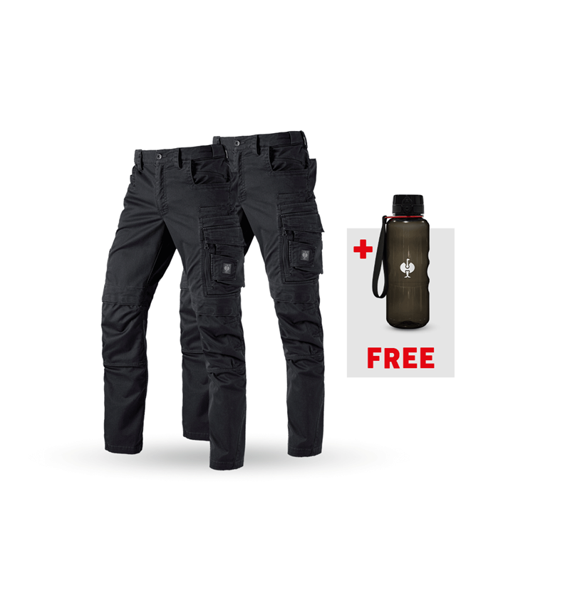 Larger gifts: SET: 2x Trousers e.s.motion ten + oxidblack