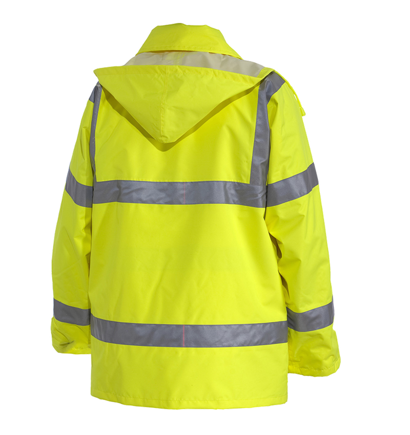 Vestes de travail: STONEKIT Veste de protection de signalisat.4-en-1 + jaune fluo 1