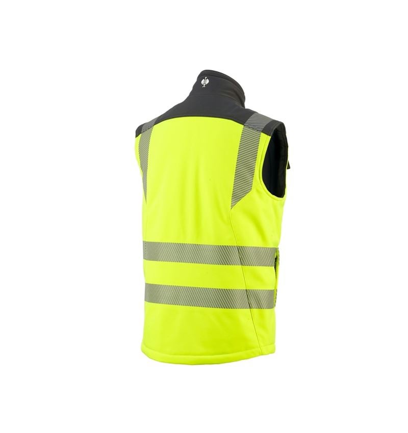 Westen: Warnschutz-Softshell-Weste e.s.motion + warngelb/anthrazit 2