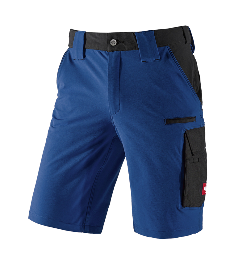Work Trousers: Functional short e.s.dynashield + royalblue/black 2