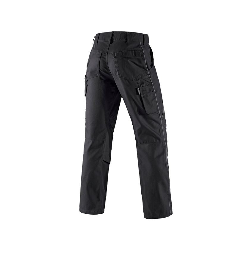 Pantalons de travail: Pantalon à taille élastique e.s.prestige + noir 3