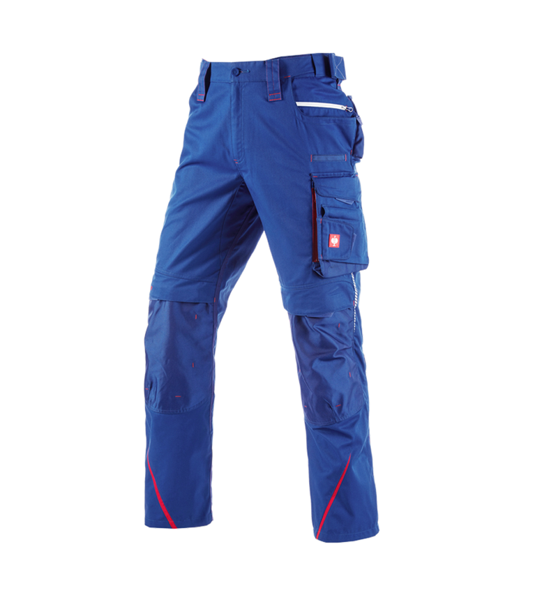Hosen: Bundhose e.s.motion 2020 Winter, Herren + kornblau/feuerrot 2