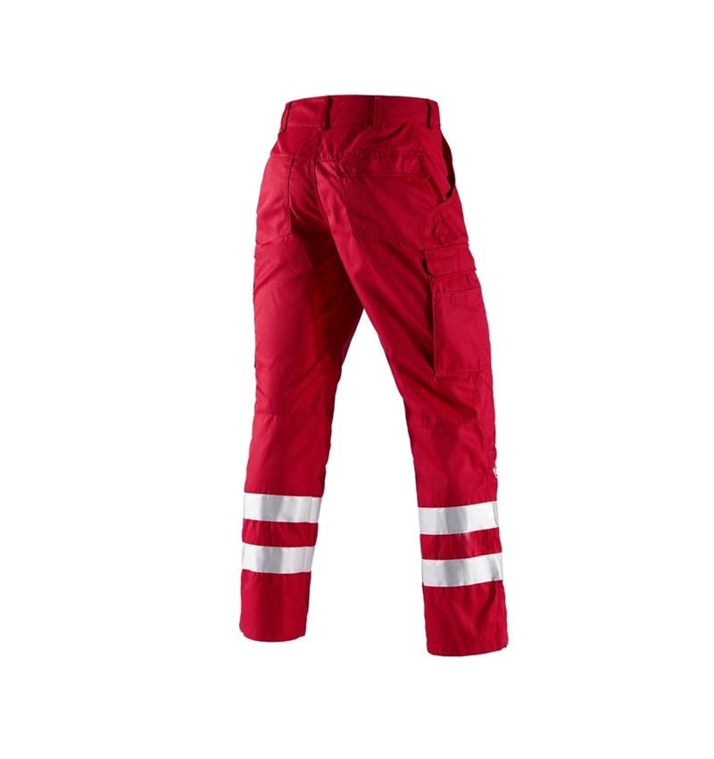 Work Trousers: Trousers Reflex + red 1