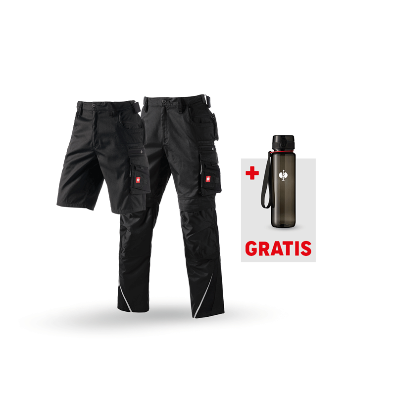 Bekleidung: SET: Bundhose + Short e.s.motion + schwarz
