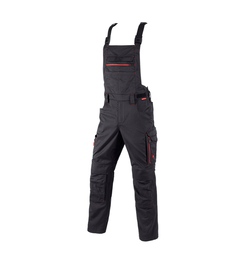 Work Trousers: Bib & Brace e.s.concrete light allseason + black 3