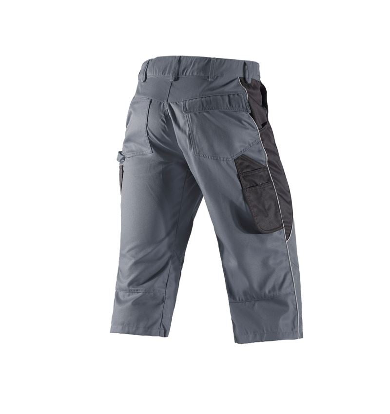Work Trousers: 3/4 length trousers e.s.active + grey/black 3