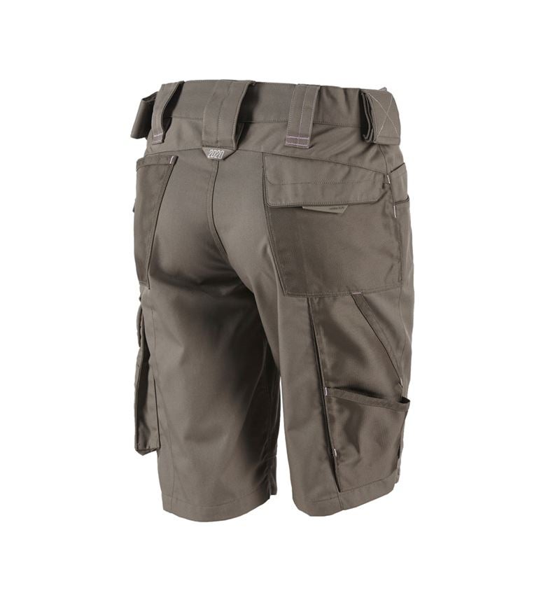 Work Trousers: Shorts e.s.motion 2020, ladies' + stone/lavender 3