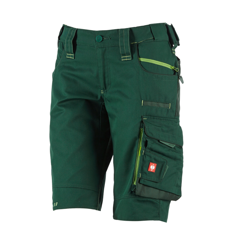 Pantalons de travail: Short e.s.motion 2020, femmes + vert/vert d'eau 3