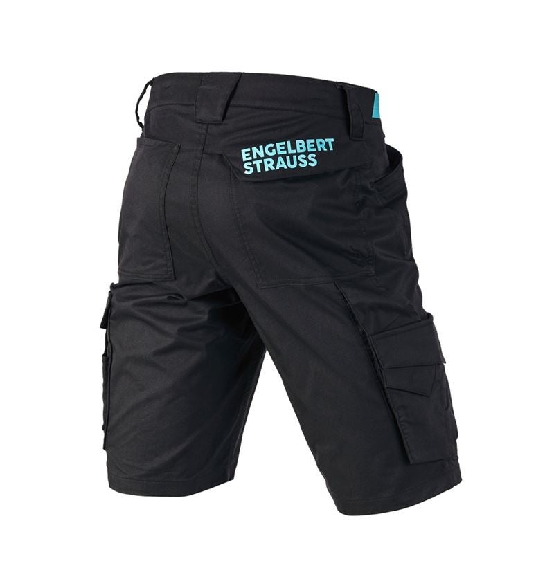 Hosen: Short e.s.trail + schwarz/lapistürkis 3