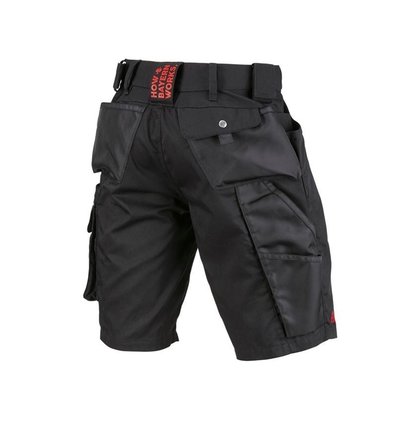 Kollaborationen: FCB Work Shorts + black/straussred 7