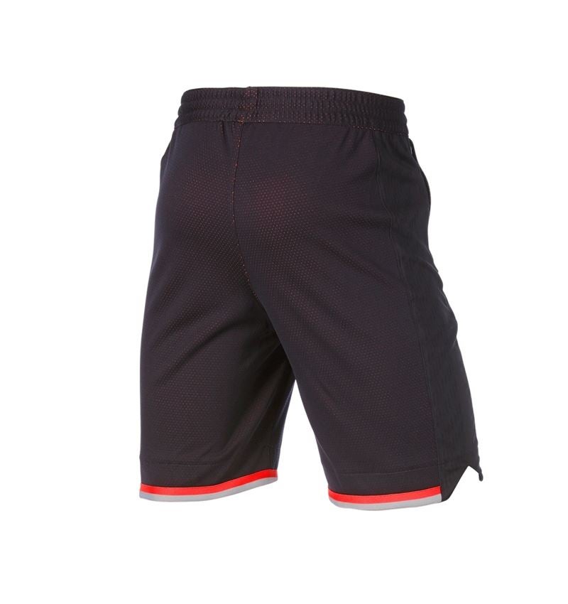 Hosen: Funktions Short e.s.ambition + schwarz/warnrot 4