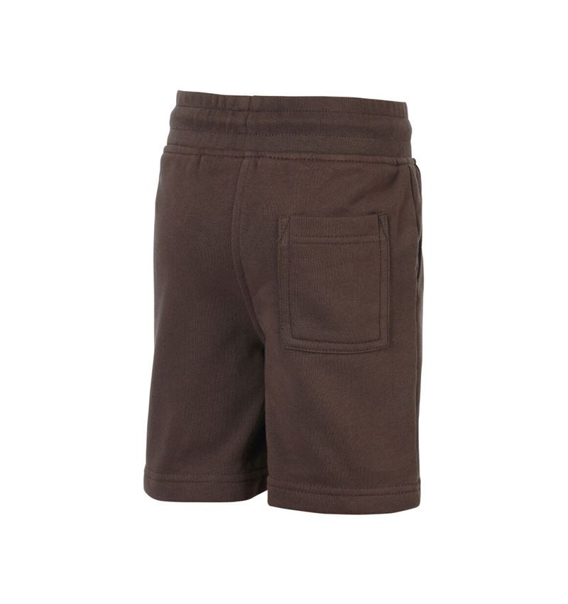 Accessories: Sweat shorts e.s.e:pic, children's + chestnut/seagreen 4