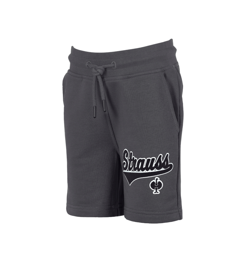 Accessories: Sweat shorts e.s.e:pic, children's + carbongrey