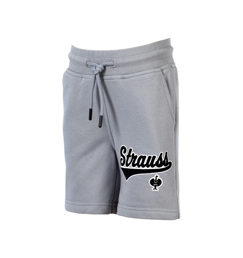 Accessories: Sweat shorts e.s.e:pic, children's + platinum/black 3