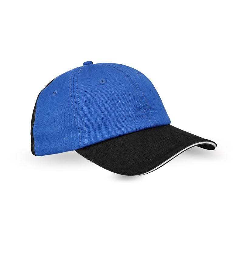 Accessoires: e.s. Cap color + kornblau/schwarz