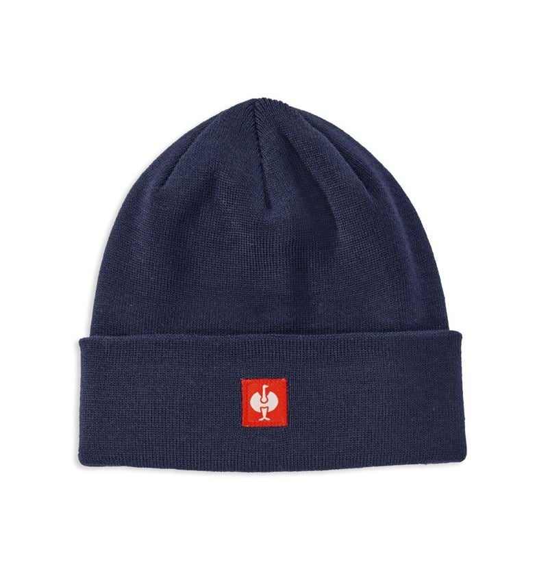 Accessoires: Bonnet tricoté e.s.line.core + bleu foncé