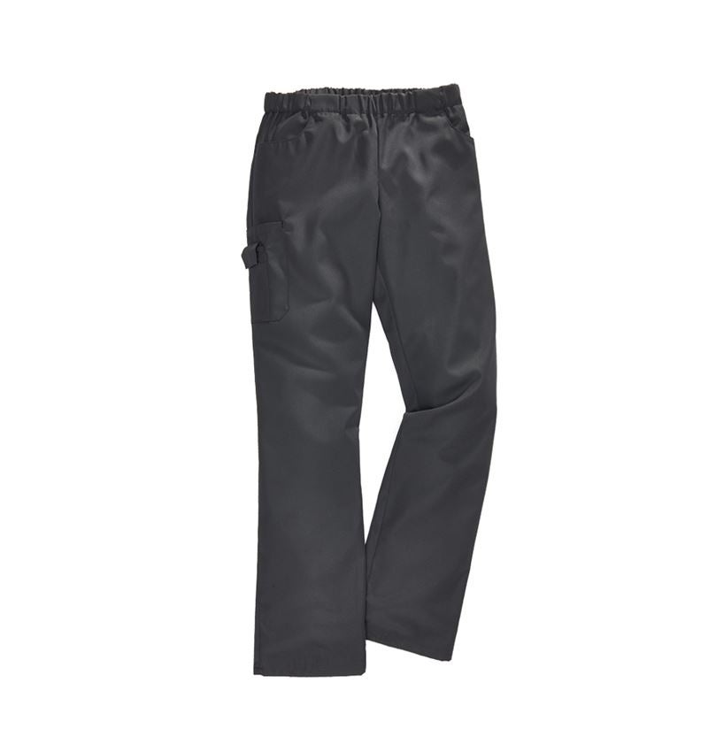 Work Trousers: Pull-on pants Peter + black