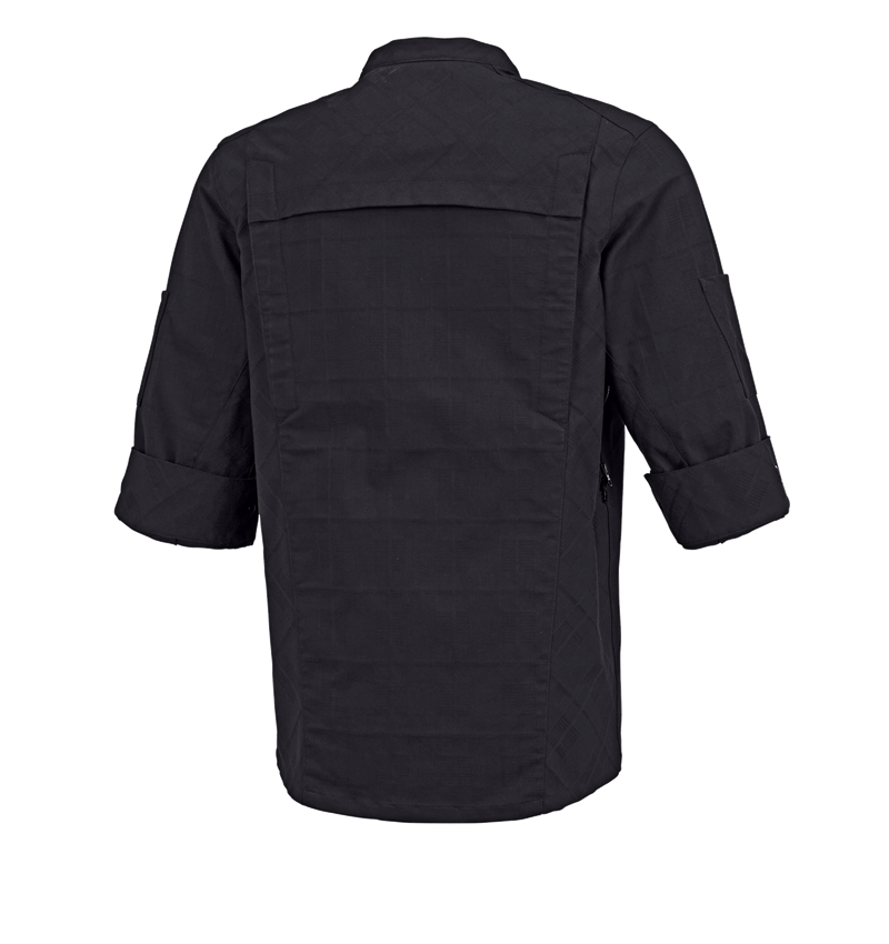 Work Jackets: Work jacket short sleeved e.s.fusion, men's + black 3