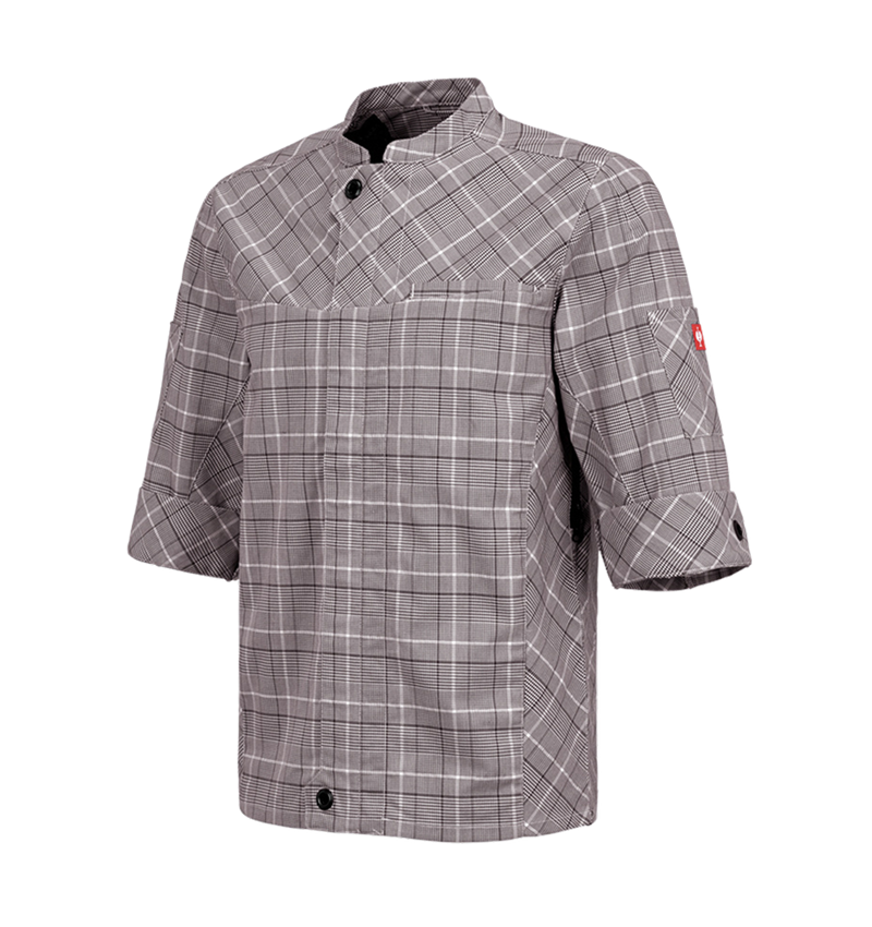 Vestes de travail: Veste travail manches courtes e.s.fusion,hommes + marron/blanc 3
