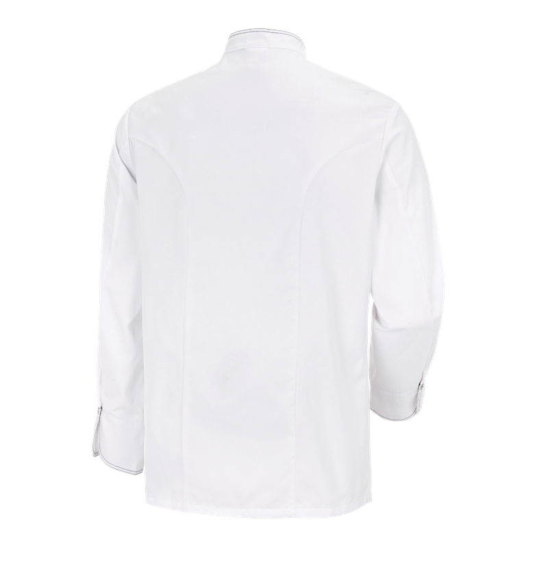 Hauts: Veste de cuisinier Lyon + blanc 1