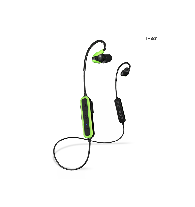 Ear Plugs: Hearing protection earplugs ProAware 2.0 EN 352-2 + green