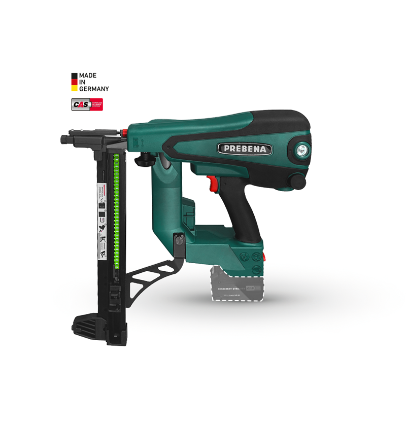 Electrical tools: 18.0 V cordless hybrid concrete nailer