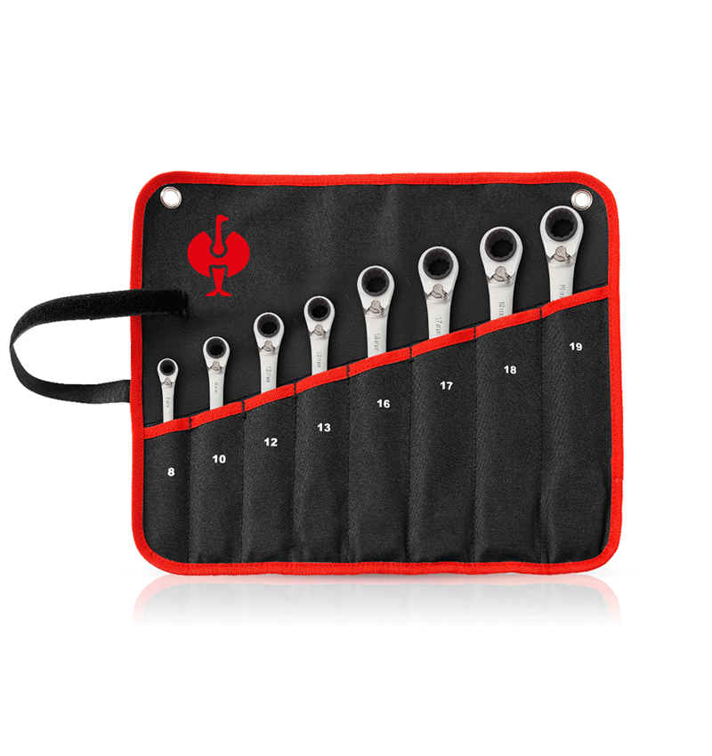 Schraubenschlüssel: e.s. Ratch-Tech-Satz Umschaltbar