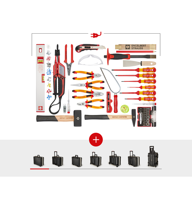 Werkzeugkoffer: Werkzeug-Set Elektro inklusive Werkzeugkoffer